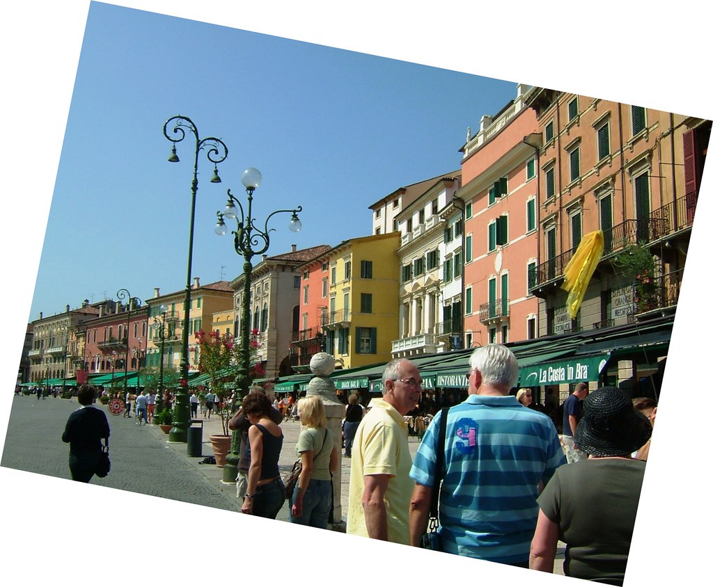 Verona Piazza opposite the Arena di Verona Ms. Melch Flickr