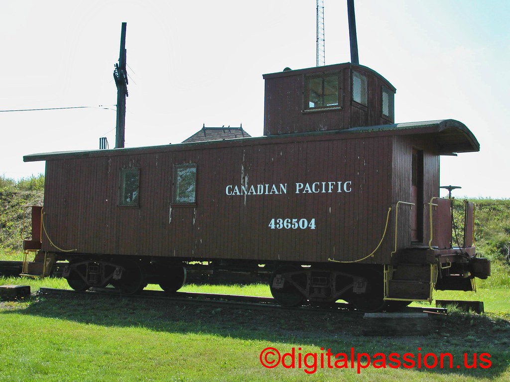 Canadian Pacific Old Caboose, MacAdam, New Brunswick Flickr