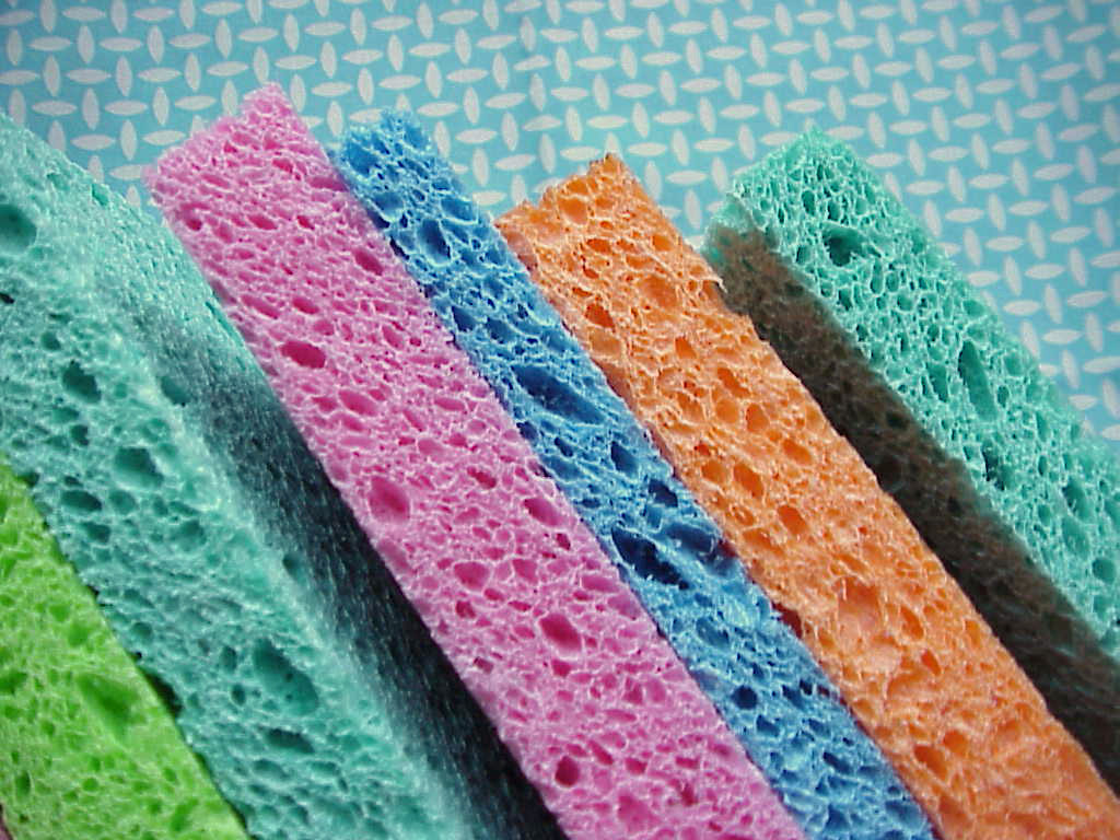 dollar store art sponges blogged scrumdillydo! Flickr