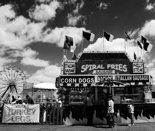 turkey legs and spiral fries clark county fair, washington… Flickr
