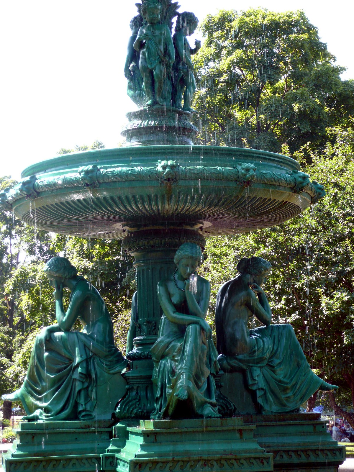 Fountains with Statues 1 Flickr