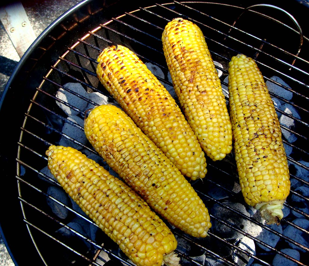 Roasted Corn I had to shuck them because we were using the… Flickr