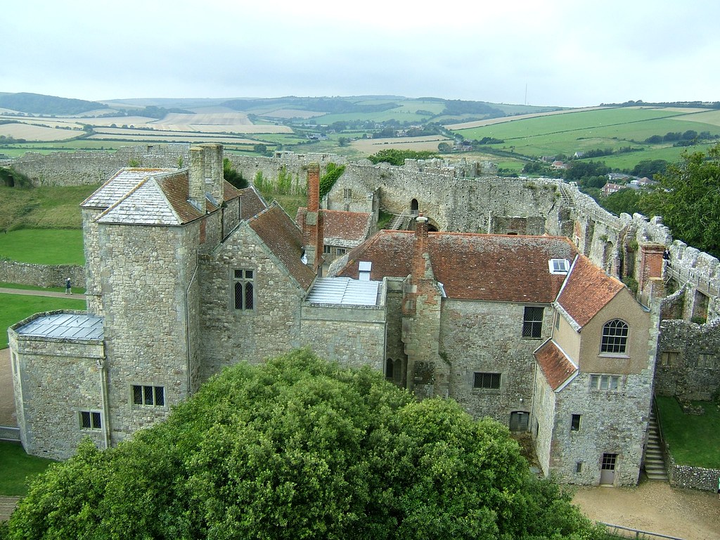 Carisbrooke Castle View from the keep Andrew Skudder Flickr