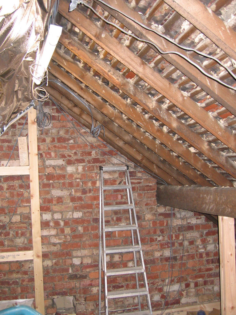 Rafter and purlin Our rafters and one of the purlins (now ??? Paul
