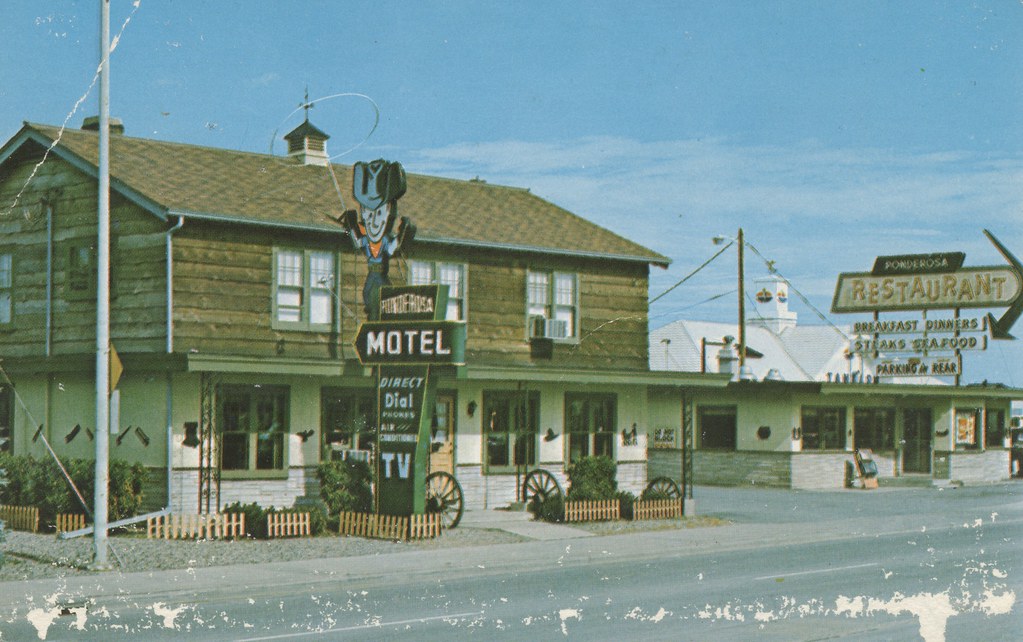 Ponderosa Motel Wausau, Wisconsin and 24hour Restaurant… Flickr