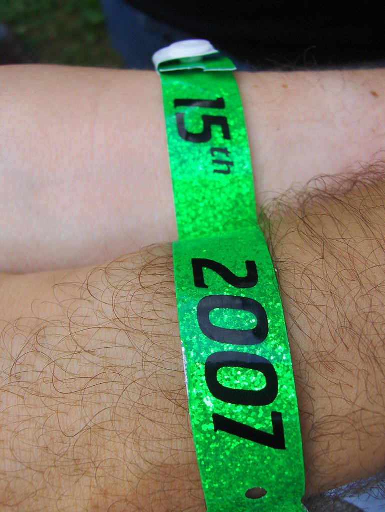 Wristbands The wristbands we had to wear all weekend so we… Flickr