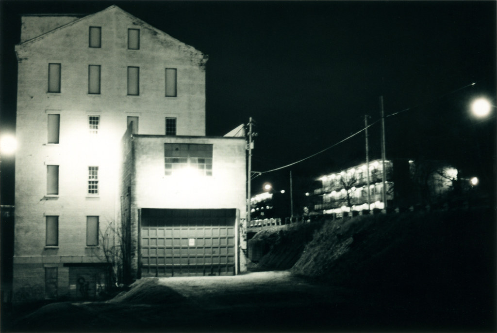 Silk Mill At Night The Silk Mill in Kent that is now an ap… Flickr
