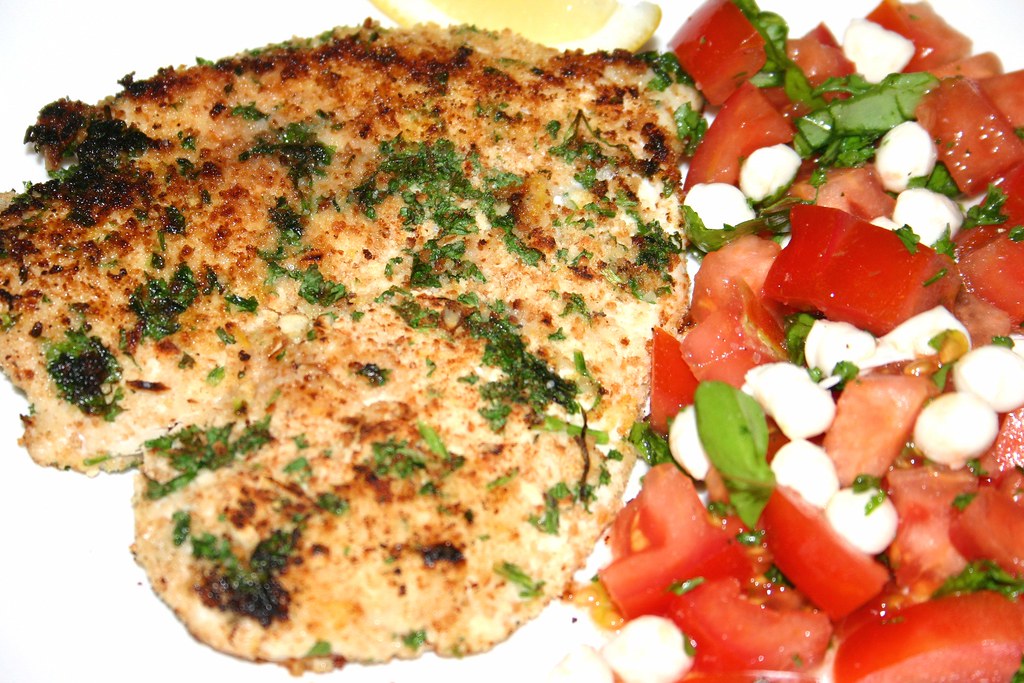 78 SicilianStyle Chicken Cutlets with Chopped Caprese Sa… Flickr