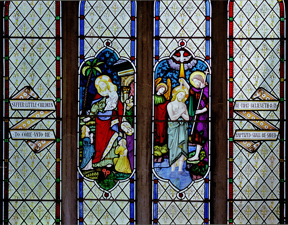 Stained Glass, Milton church, Cambs Stained glass in All S… Flickr
