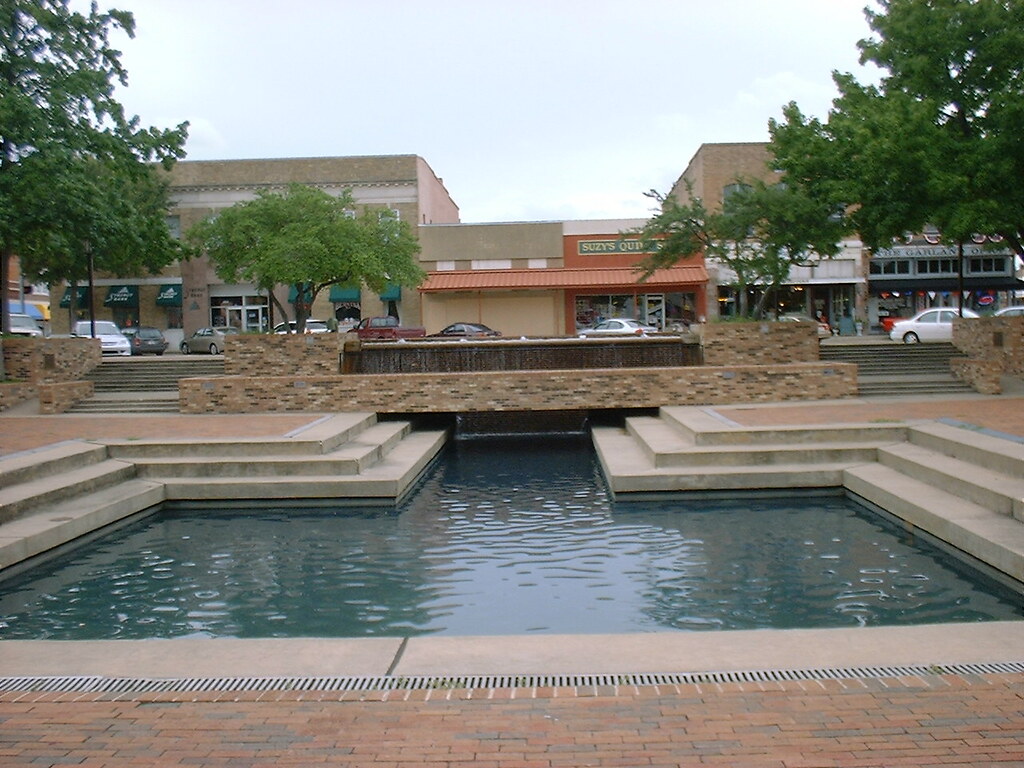 Historic Downtown Garland Square water feature williamedia Flickr