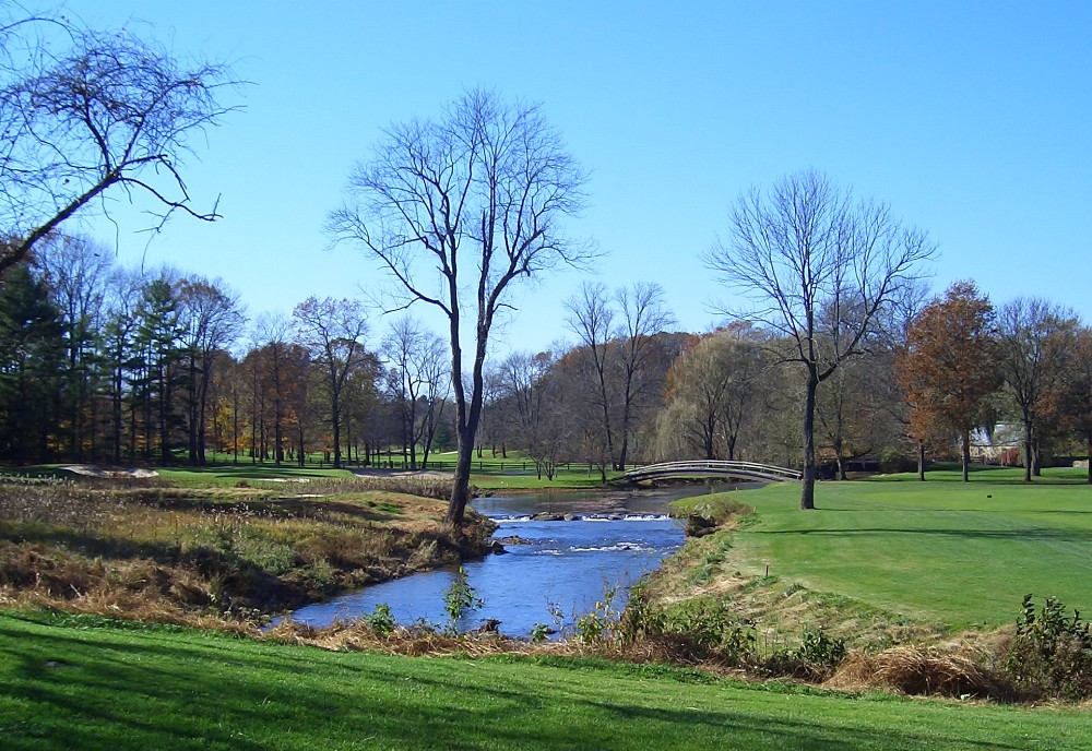 SVCC Weyhill Course Hole 6 The Saucon creek winds throu… Flickr
