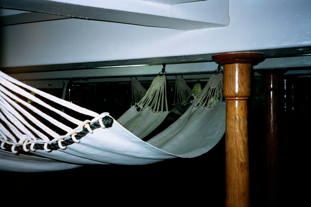 Constitution Hammocks Where the sailors used to sleep. Nic… Flickr