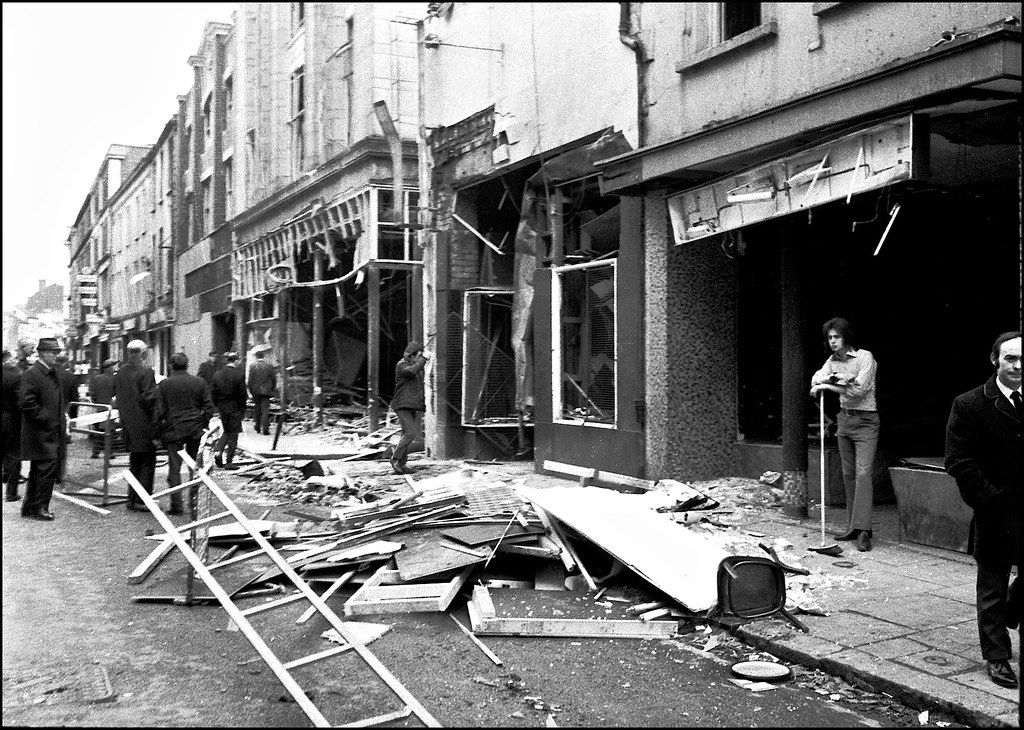 After the bomb Belfast May 1972 002 Inspecting the damag… Flickr