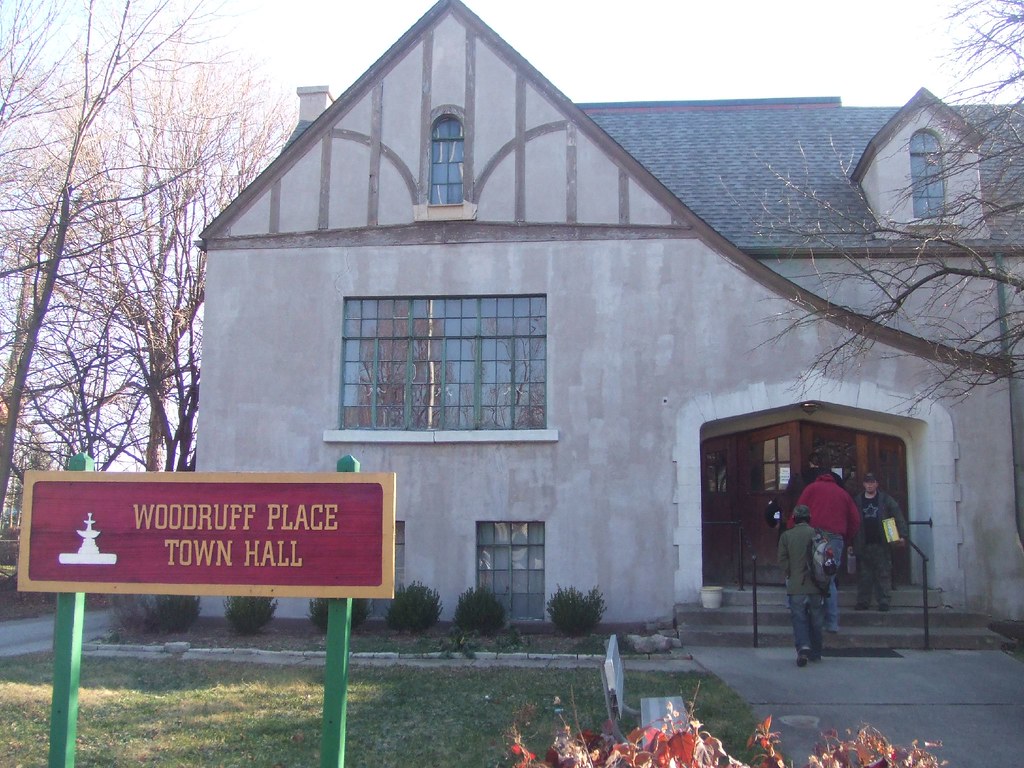 Woodruff Place Town Hall Venue for the main event! Cold as… Flickr