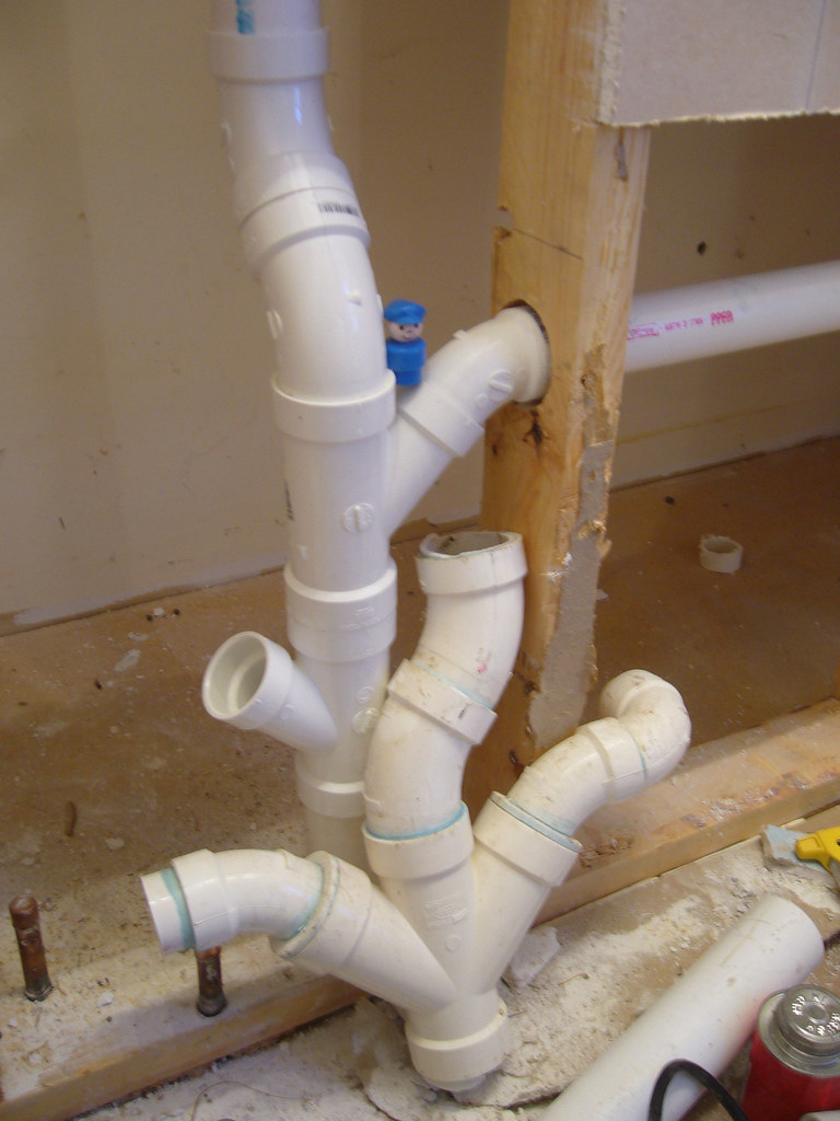 old and new pvc plumbing Old plumbing and new plumbing. Ho… Flickr