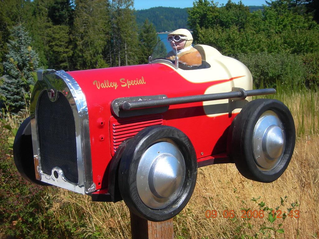 Car mailbox A mailbox I deliver on my mail route. mocha3bears Flickr