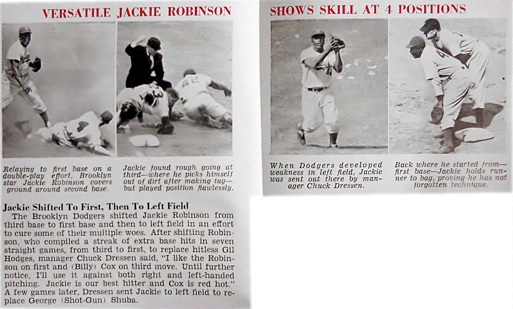 Jackie Robinson Skilled At Four Baseball Positions Jet Magazine, June