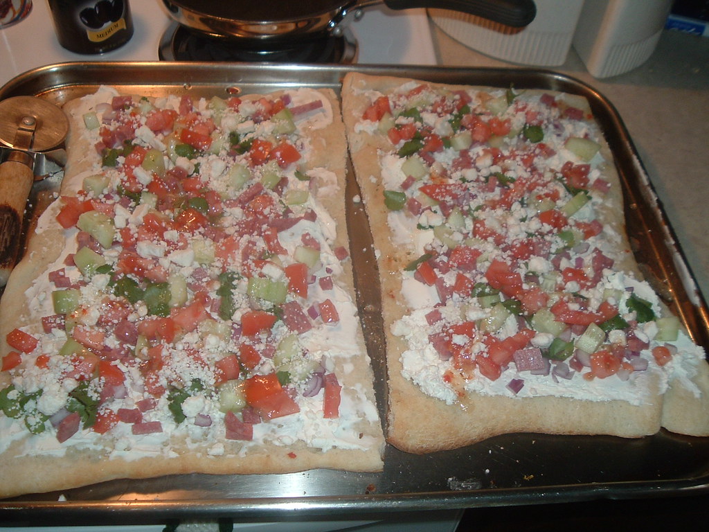 Patio Pizza Patio Pizza for Christmas Eve. Two pizza crust… Flickr