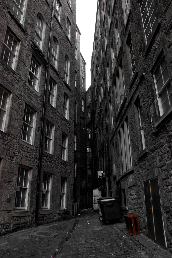 Gotham City Edinburgh, near Waverley Station. Lukasz Kryger Flickr