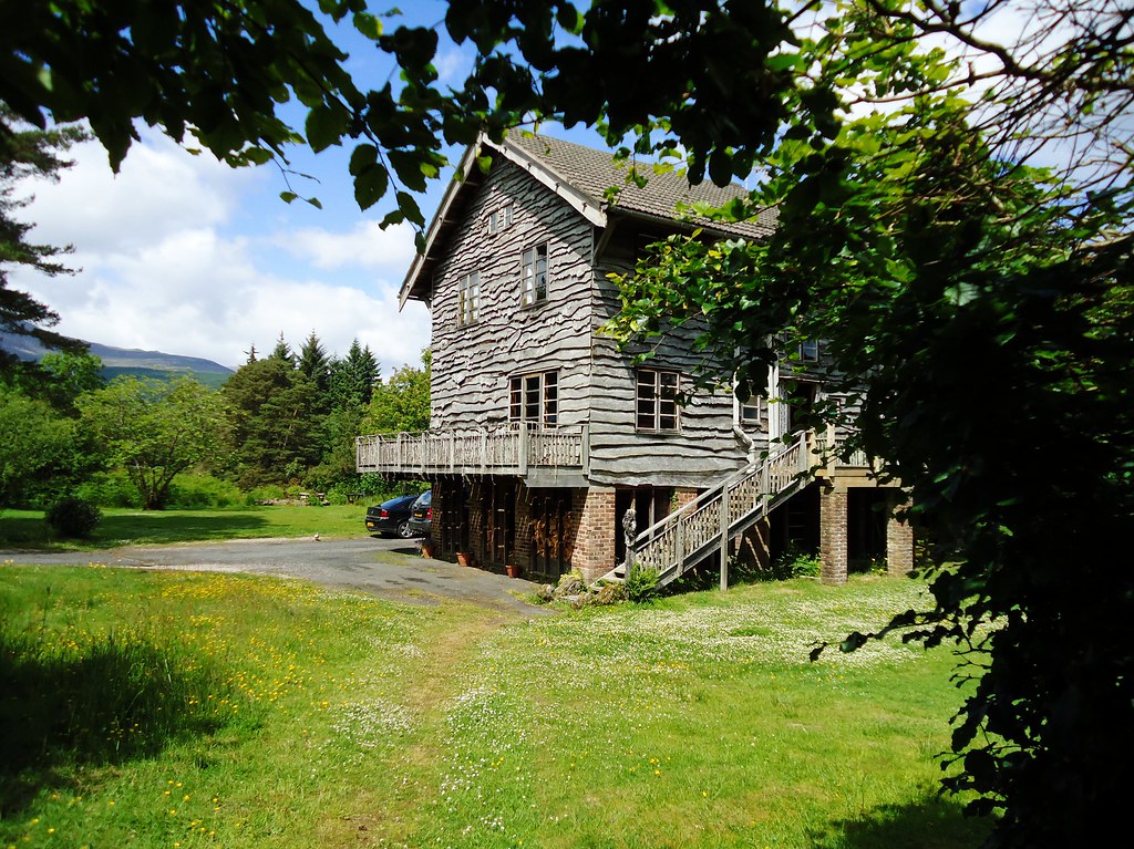 The big wooden house, Arran The Wooden House,Isle of Arran… Flickr