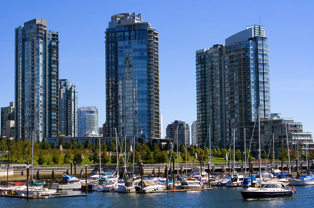 Three Condos rise above the waterfront in Vancouver (205/3… Flickr