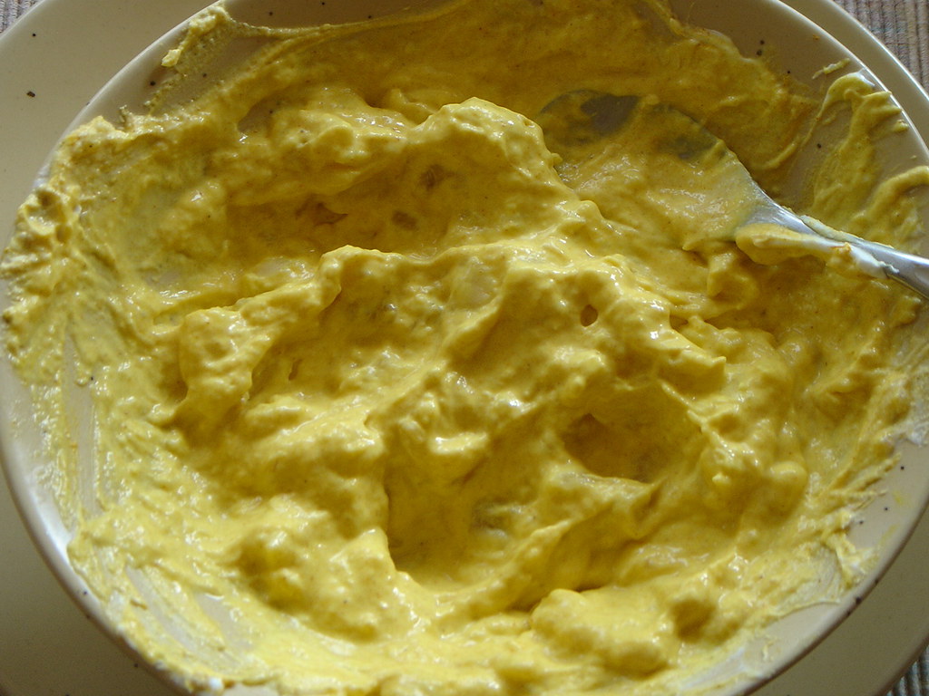 cracked! banana raita yogurt, ripe bananas, turmeric, lemo… Flickr