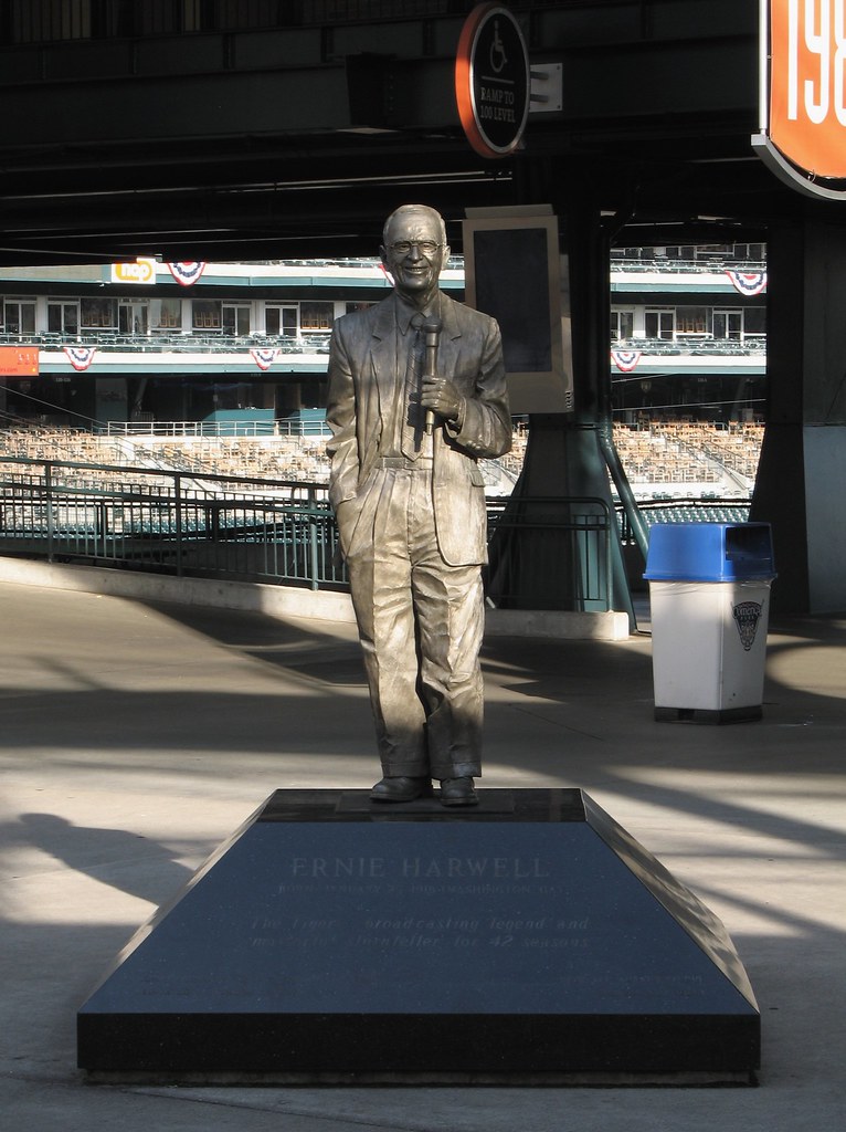 ERNIE HARWELL (Tiger Hero) Hall of Fame announcer, "voice … Flickr