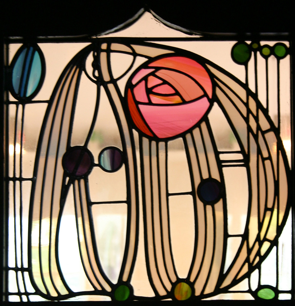 Mackintosh Window Stained glass window, A House for an Art… Flickr