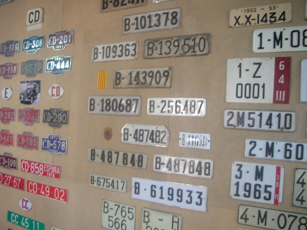 Spain license plates Trade list license plates send jord… Flickr