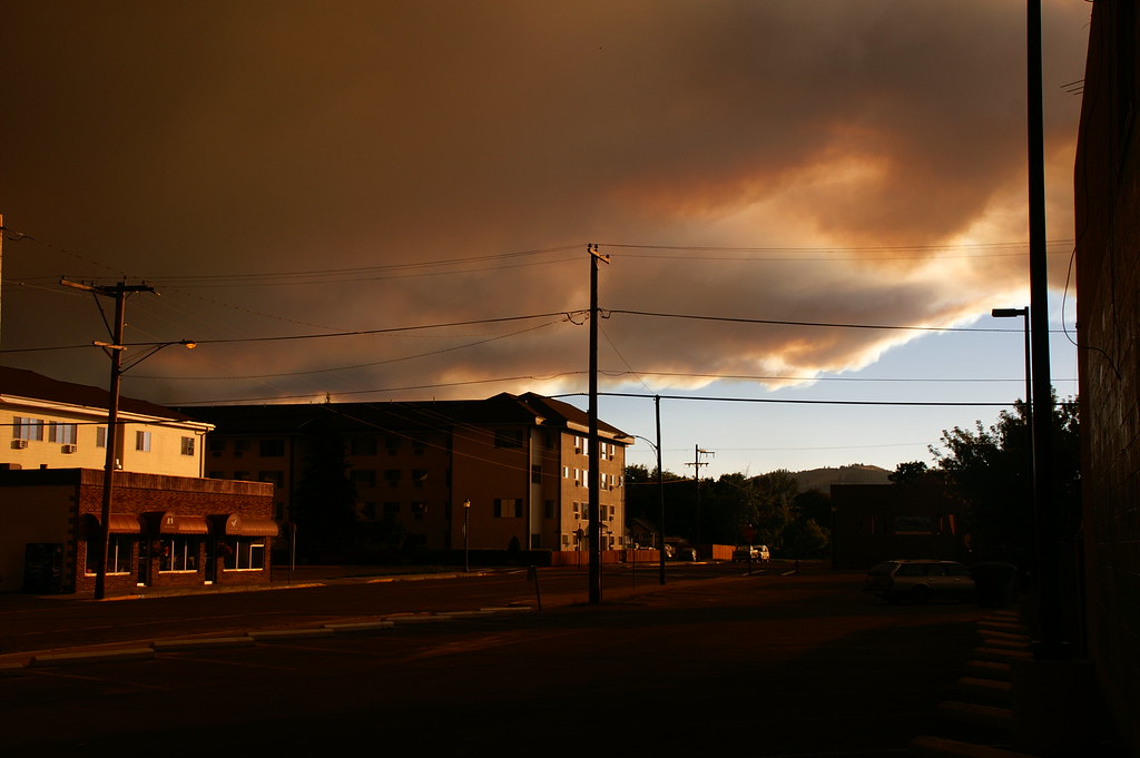2007 NW MT Fires 3 Smoke over Kalispell. Looking West. T… Flickr
