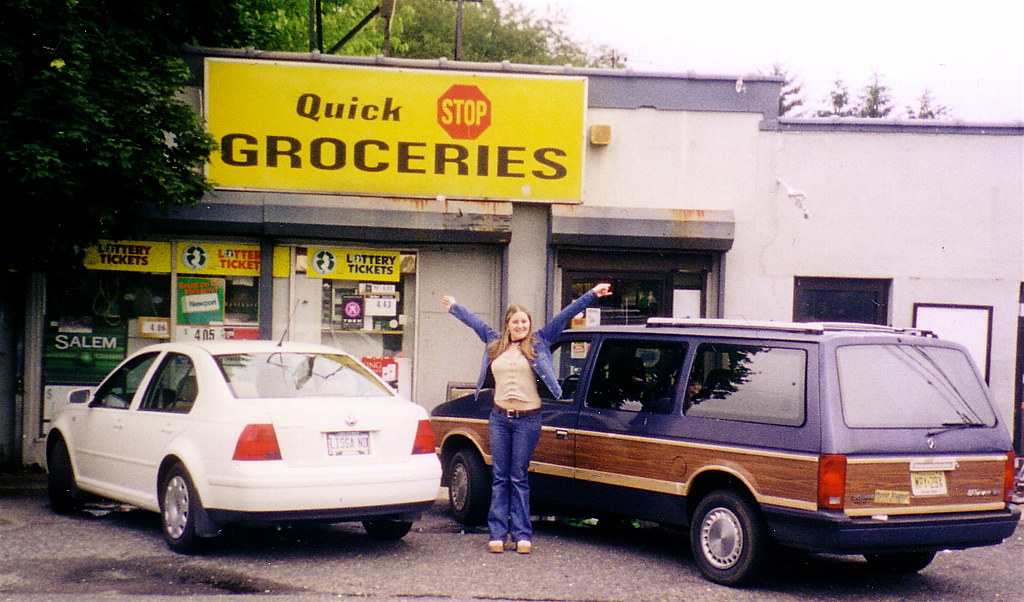 QuickStop me.jpg Lyndi outside of the Quick Stop in Leona… Flickr