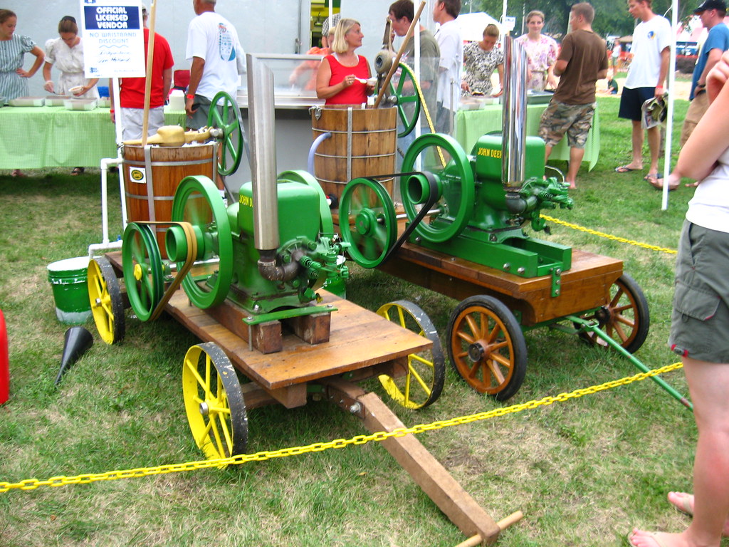 These Poppin Jonny engines powering home made ice cream ma… | Flickr