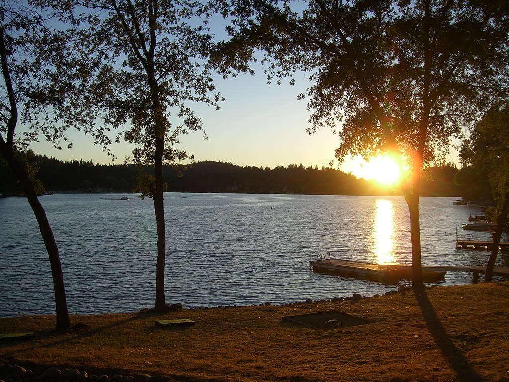 Pine Mountain Lake Sunset Sunset on Pine Mountain Lake, Gr… Flickr