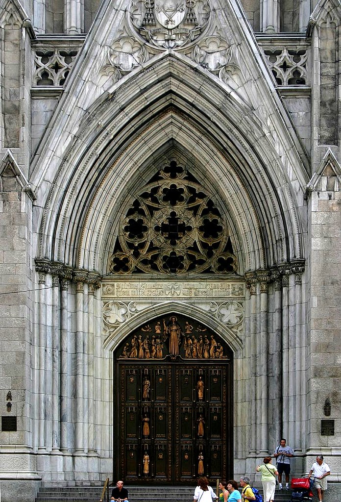 St. Patrick's Cathedral, New York front door St. Patrick… Flickr