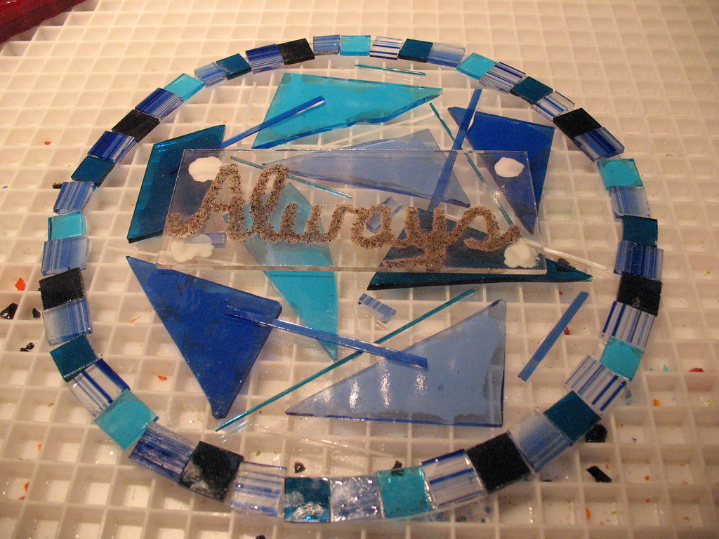 Glass Art Scott & I made this on our 20th Anniversary duri… Flickr