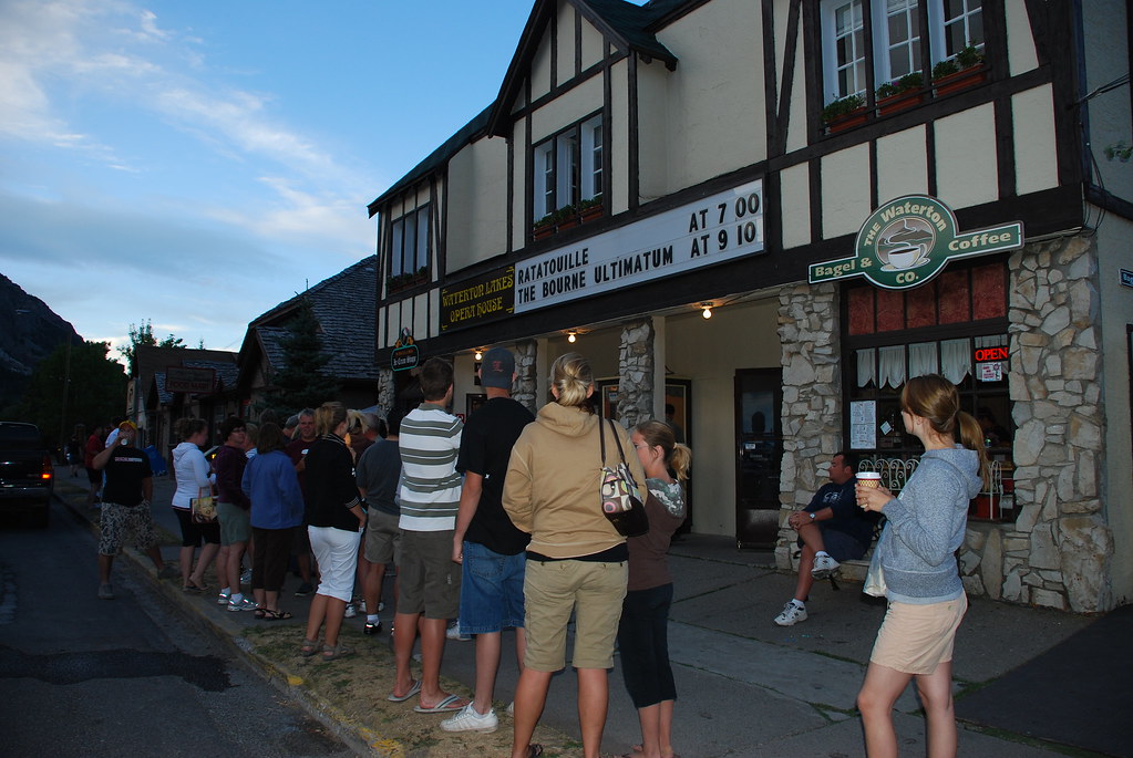 Old Fashioned Movie Theatre Waterton Lakes National Park … Flickr