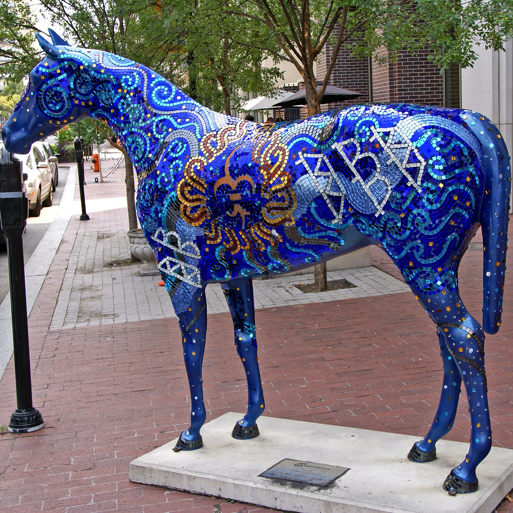 Louisville Horse Statue of a horse on West Main Street in … Flickr