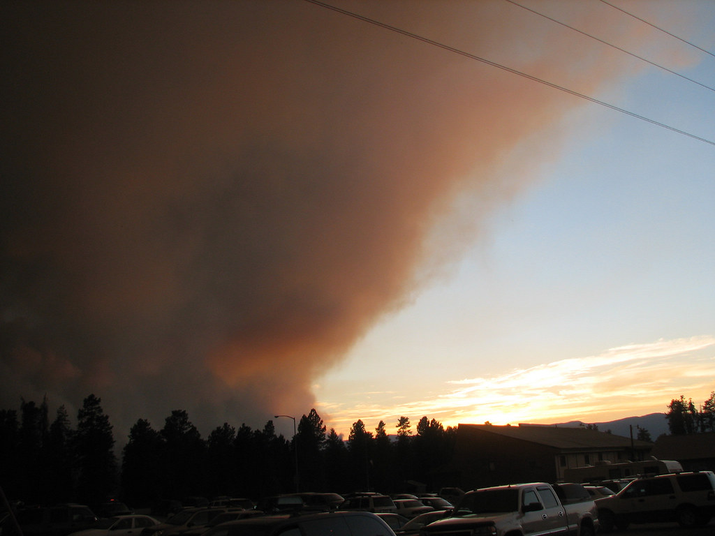 Downtown Seeley Lake Jocko Lakes Fire. Taken Saturday, Aug… Flickr