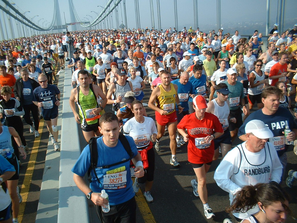 Marathon de New York Verrazano Bridge Marathon de NewYo… Flickr