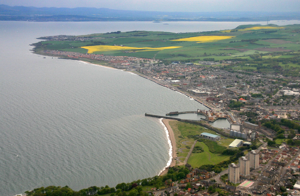 Kirkcaldy Promenade Kirkcaldy Harbour and Promenade from t… Vivid