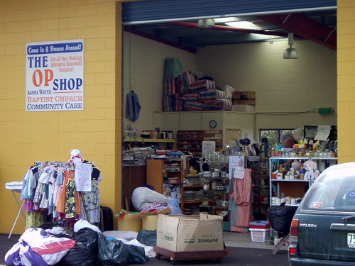 Op Shop. Agnes Water. Australia. Jillian DIxon Flickr