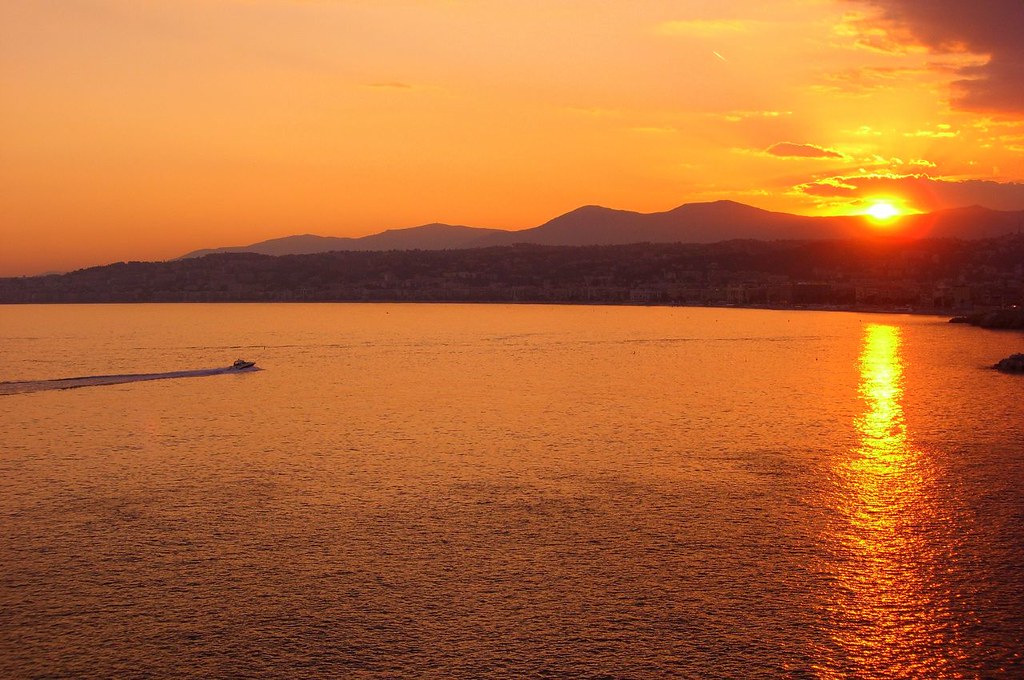 Coucher de Soleil 3 Promenade des Anglais au Crepuscule