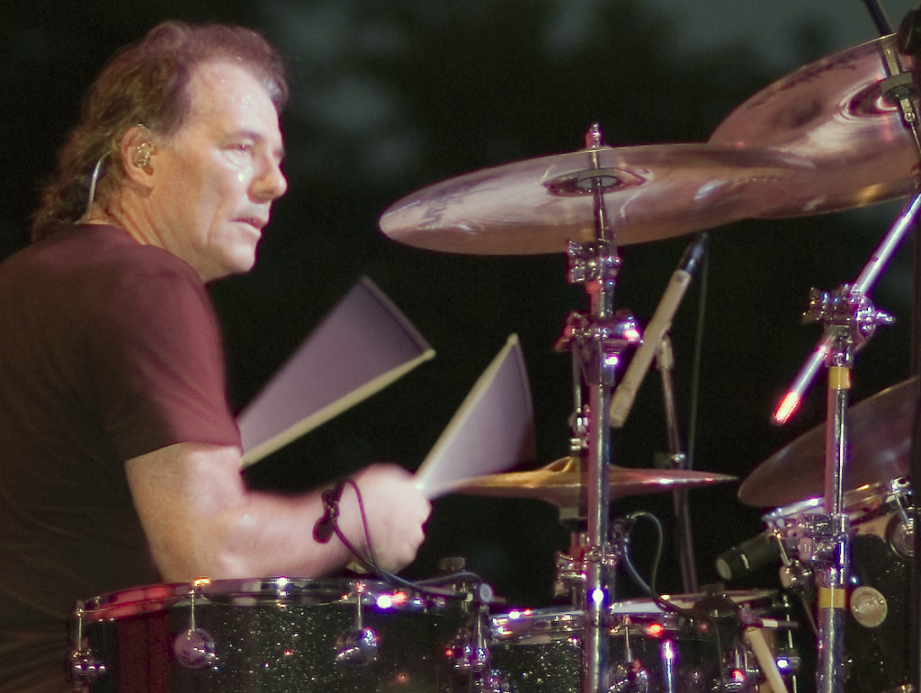 Aynsley Dunbar Journey's first drummer, now touring with m… Flickr