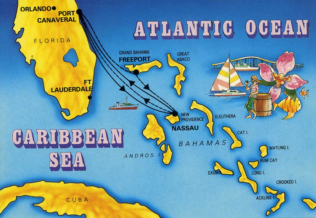 Map Of Caribbean Sea And Atlantic Ocean High Castle Map