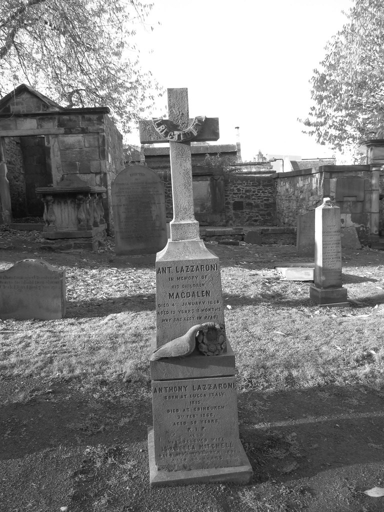 The kirkyard (Canongate Churchyard) is the resting place … Flickr