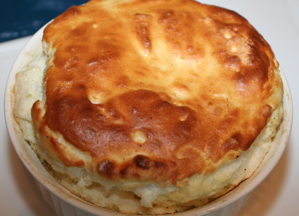 Souffle for Dinner This souffle was made with gruyere and … Flickr