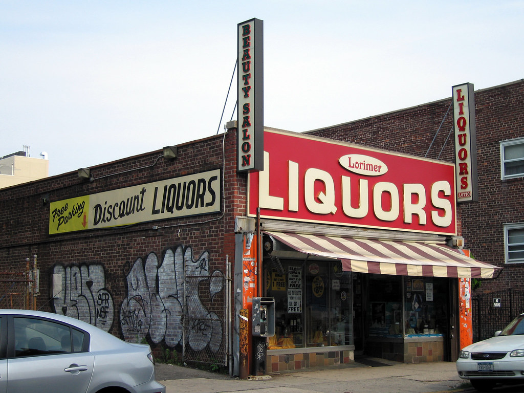 NYC 217 Lorimer Liquors June 2009 This facade has now bee… Flickr