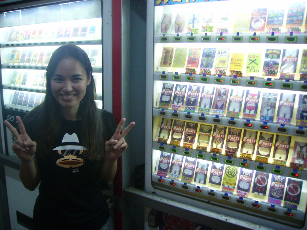 panties vending machine! exciting fun with panties and por… Flickr
