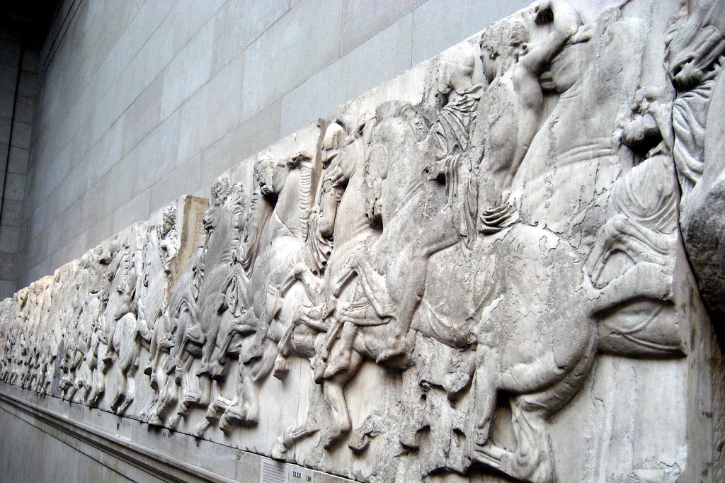 UK London Bloomsbury British Museum Elgin Marbles Horsemen of