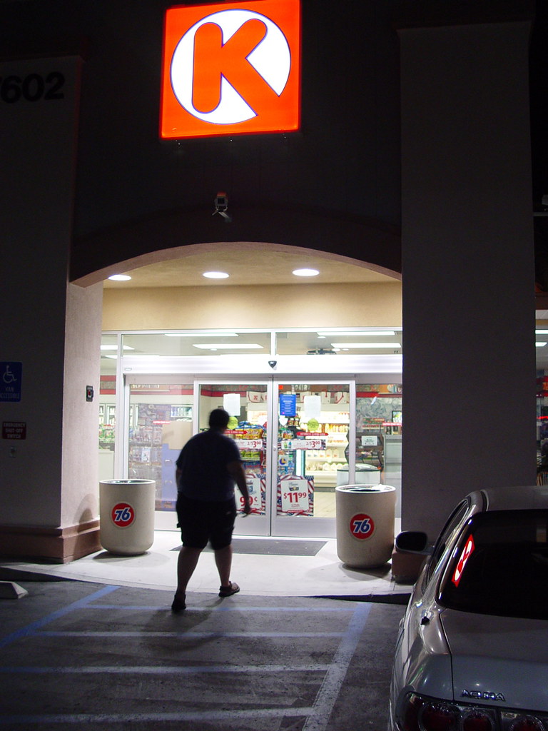 Me entering CircleK, 2005 Joe Crawford Flickr